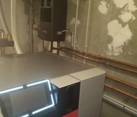 Chaudière à granulés Fröling PE1 avec module hydraulique Overtop installée à Héricourt – par artisans RGE WT TOUS TRAVAUX